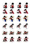 24 DENNIS THE MENACE   BIRTHDAY  WAFER RICE EDIBLE FAIRY CAKE/ CUPCAKE TOPPERS