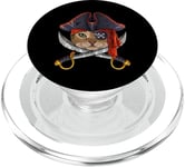 Costume de pirate Abyssinien Jolly Roger pour Halloween PopSockets PopGrip pour MagSafe