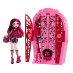 Monster High Skulltimate Secrets Doll and Accessories Set, Garden Mysteries Draculaura with Reveal Closet & 19+ Tea Party Surprises like Doll Clothes, HYT72