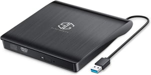 SG, lecteur CD DVD externe portable, graveur DVD externe, lecteur CD externe pour PC portable et bureau tour, disque externe ultra fin USB 3.0, compatible avec Windows, Linux et Mac OS