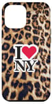 Coque pour iPhone 13 Pro Max « Im a city girl » NY LEOPARD