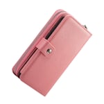 Mipcase Leather Phone Shell for Apple iPhone XR, Flip Phone Cover with Kickstand, Wallet Phone Case with Card Slots Anti-fall Scratch Resistant for Apple iPhone XR (Pink)