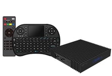 Sveon SBX600v2 Box TV Android avec Clavier sans Fil Compatible avec Movistar+ & Netflix et HBO Noir