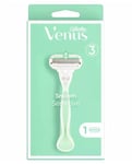 Gillette Venus Smooth Sensitive Razor Handle + 1 Blade