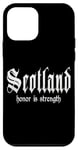 Coque pour iPhone 12 mini "L'honneur fait la force" Ecosse, Ecosse