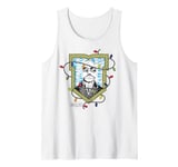 Universal Monsters The Invisible Man Christmas Lights Crest Tank Top