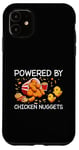 Coque pour iPhone 11 Funny I Love Chicken Nuggets, joli jeu de mots sur le poulet