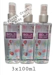 3 x So...? Floral Crush Body Fragrance Mist  Pack Of 3x100ml Perfect For Gift