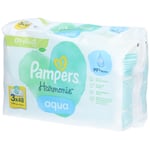 PAMPERS Harmonie™ Aqua - Lingettes imprégnées Lingette(S) 48x3 pc(s)