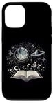 iPhone 14 Pro Book Galaxy Star Stars Pattern Print Case