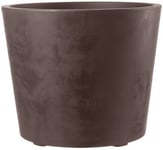 Vaso à réserve d'eau plastique Deroma Millennium brownstone ø59 x h.49 cm