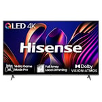 Hisense 75 Inch 144Hz 4K QLED Smart Gaming TV 75E7NQTUK PRO - Full Array Local Dimming, Dolby Vision Atmos, Freesync, Subwoofer, Vidaa OS with Freely, Youtube, Netflix and Disney+ (2024 Model)