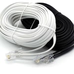 Rj11 To Rj11 Adsl Modem Router Cable Fast Sky Broadband Bt Telephone Phone Lead