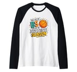 The only B S i need is basketball season funny basketball Raglan Baseball Tee