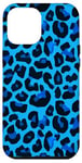 Coque pour iPhone 15 Pro Max Motif léopard bleu