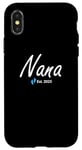 iPhone X/XS New Nana of a baby Boy Established 2025 Case