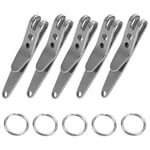 3X Multi-Purpose Clip Keychains Suspension Clip Tool with Carabiner Perfect2181