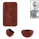 phone case for Nubia Red Magic 9S Pro+ sleeve cover pouch brown 