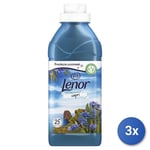 3x Lenor Adoucissant 575 Ml. Concentré 25 Mesureurs Capri Fabriqué en Italie