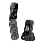 TTfone TT970 4G Senior Flip Mobile Phone with WhatsApp, Big Buttons, 8MP Camera,