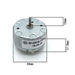 1 st Mabuchi Rf500tb-12560 Motor Dc 1.5v 6v 12v 4600rpm 32mm Dc Motor Spray Maskin  (FMY)