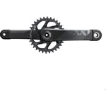 Manivelle SRAM XX1 Eagle DUB 175mm 32T DM, Ligne de Chaîne 55mm, Gris, Carbone S