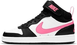 Nike Jalkineet Court Borough Mid 2 White Black Pink CD7782 005 CD7782 005/4.5