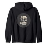 Nice Elephant in the Room Costume for Adults and Kids Zip Hoodie