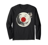 Vinyl Record Player Oldschool Vinyl Music Record Collector Long Sleeve T-Shirt