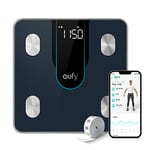 eufy Scales for Body Weight, Digital Bathroom Scales with Bluetooth, Wi-Fi, 15 Measurements, Weight, Body Fat, BMI, Muscle & Bone Mass, 3D Virtual Model, High Accuracy, IPX5 Waterproof, Smart Scale P2