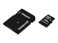 Goodram M1aa - Flash-Minneskort (Microsdxc Till Sd-Adapter Inkluderad) - 128 Gb - Uhs-I U1 / Class10 - Mikrosdxc Uhs-I