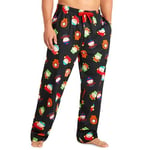 South Park Pantalon Pyjama Homme, Pantalons de Pyjama Rigolo - Cadeau Homme (Multicolore, 2XL)