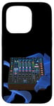 Coque pour iPhone 15 Pro Disc Jockey Space Age Console de mixage audio Mix DJ