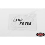 [FR] Rc4Wd Rear Logo Decal For Js Scale 1:10 Range Rover Classic Body - RC4VVVC0