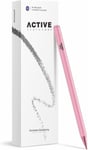 Stylet Pour Tous Ipad/Iphone, Ipad, Stylet Capacitif Rechargeable, Avec Pointe Extrêmement Fine De 1,4 Mm, Pour Ipad/Iphone/Ipad Pro/Iphone 12/Iphone Xs/Iphone 11 (Rose)