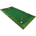 (75x300cm)Indoor Putting Practicing Putter Simulator Training Mat With BST