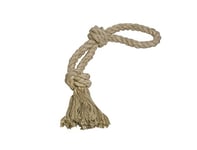 Nobby Rope Toys Corde de Jeu Double en sisal et Coton Naturel 55 cm 350 g 2 nœuds