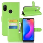 Xiaomi Mi A2 Lite      Pu Wallet Case    [Green]