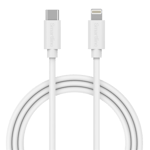 Lång USB-kabel USB-C - Lightning 2m iPhone 12 Mini vit