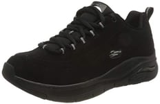 Skechers Femme Arch Fit Metro Skyline Baskets, Noir, 36.5 EU