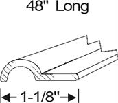 Steele Rubber Products 50-0495-43 tätningslist mellan huv och torped