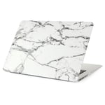 Macbook Pro 13.3 Inch Marble Deksel - Grå/Hvit