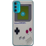 Motorola Moto G71 5G Genomskinligt Skal Game Boy