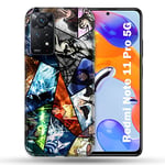 Coque pour Xiaomi Redmi Note 11 Pro / 11 Pro 5G Manga Bleach Pele Mele