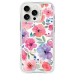 CYRILL by Spigen UltraSheer Mag Case Compatible with iPhone 16 Pro [Compatible with MagSafe] (2024) - Watercolor Florals