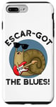 Coque pour iPhone 7 Plus/8 Plus Jeu de mots Funny Snail de Scar-got The Blues