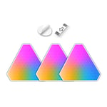 Smart RGB DIY LED Atmosphere Lights Triangle Wall Light APP Music Sync Game2548