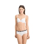 PUMA Femme Puma - Femme Soutien-gorge Push-up (1 Pack) Soutien gorge push up, Blanc, 75C EU