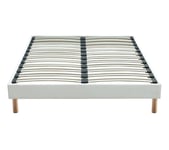 Sommier en kit 140x190 cm LUCIO blanc