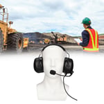 Safety Noise Reduction Headphones 7.1mm Safety Ear Muffs+U94PTT For Yaese V Hot